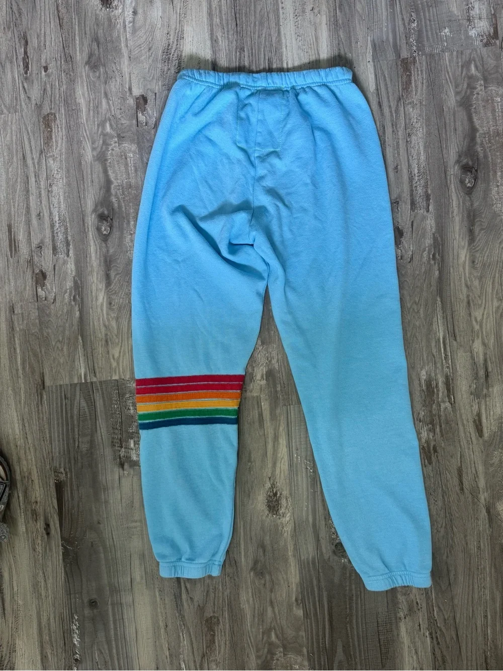 Aviator Nation 6 Stripe Blue Joggers Size Small - Picture 2 of 4